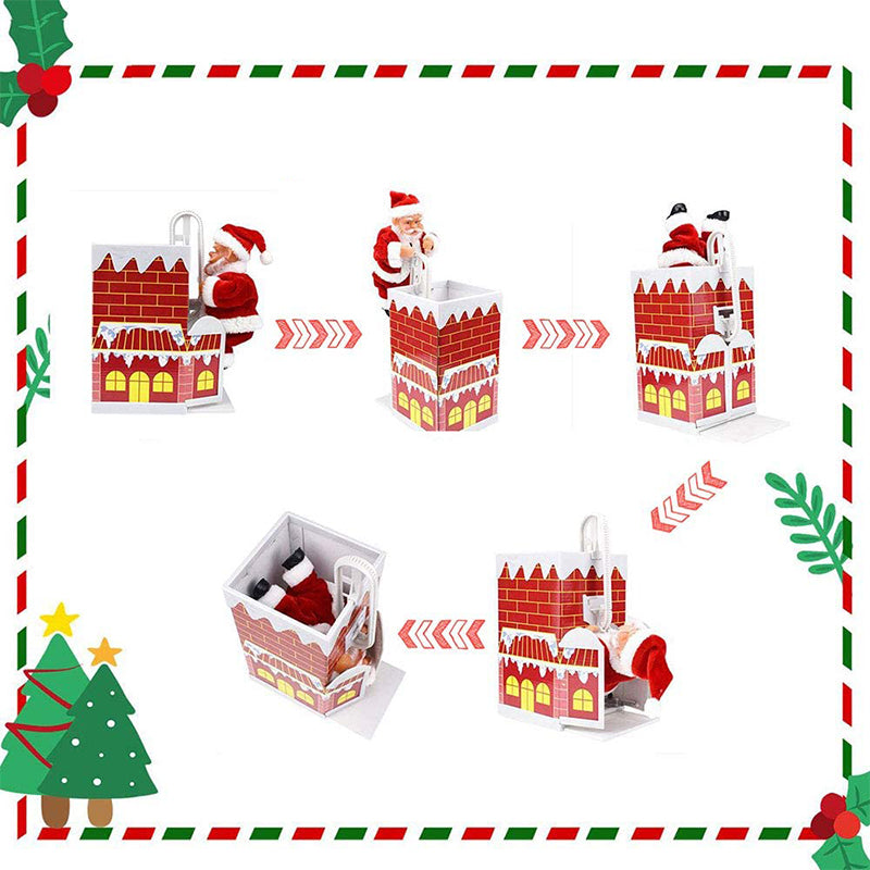 SantaDecor™ Elektrisch kletternder Weihnachtsmann