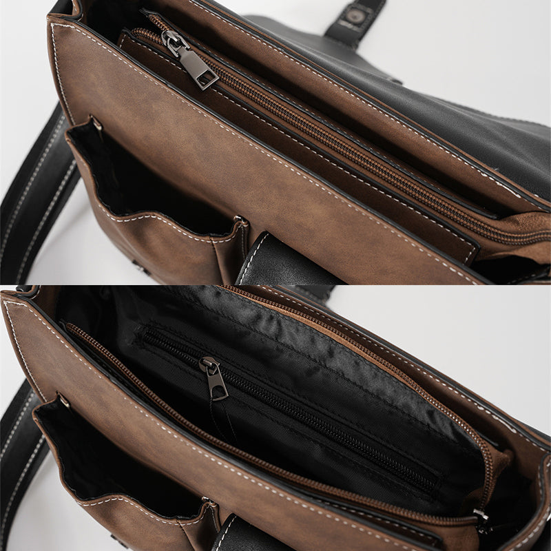 MenBasics™ Herren Leder Retro Casual Tasche