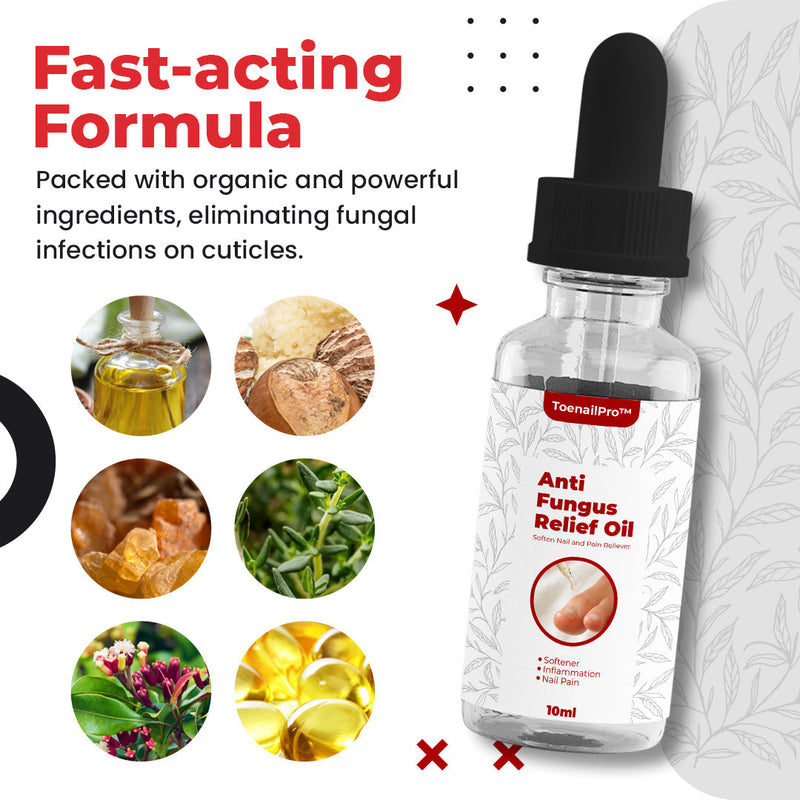 FungiFree ™ Anti-PilzRelieföl ( 1+1 GRATIS! )