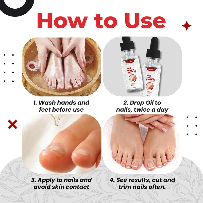 FungiFree ™ Anti-PilzRelieföl ( 1+1 GRATIS! )