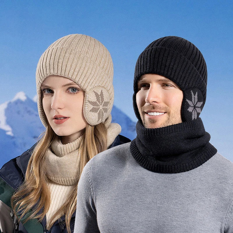 SnowBeanie™ Thermische Winter-Strickmütze