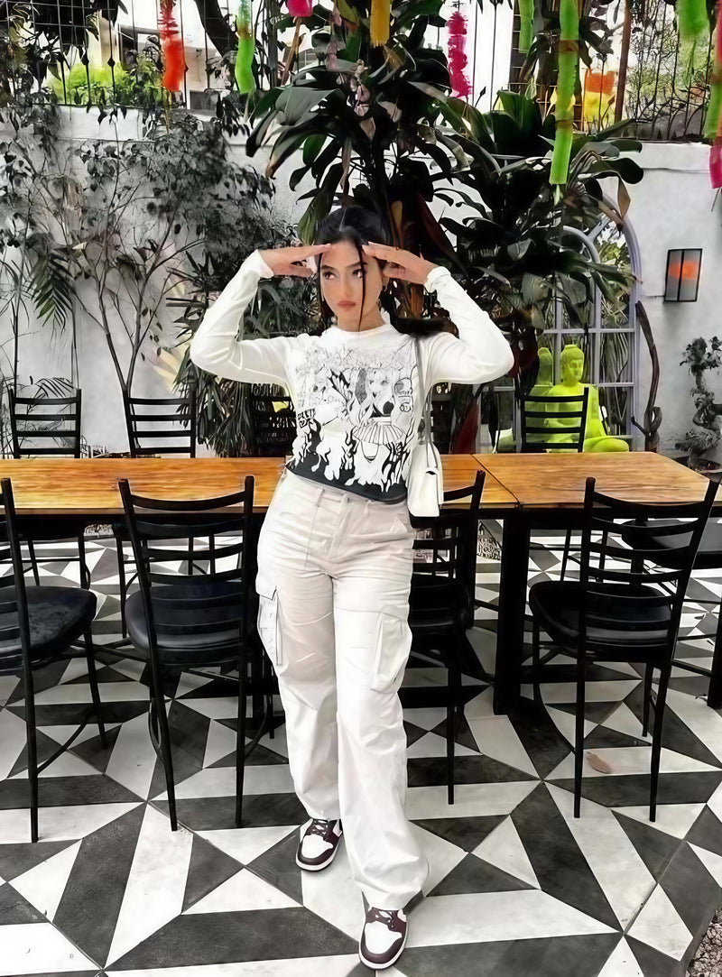Nicole™ verstellbare Cargohose für Damen