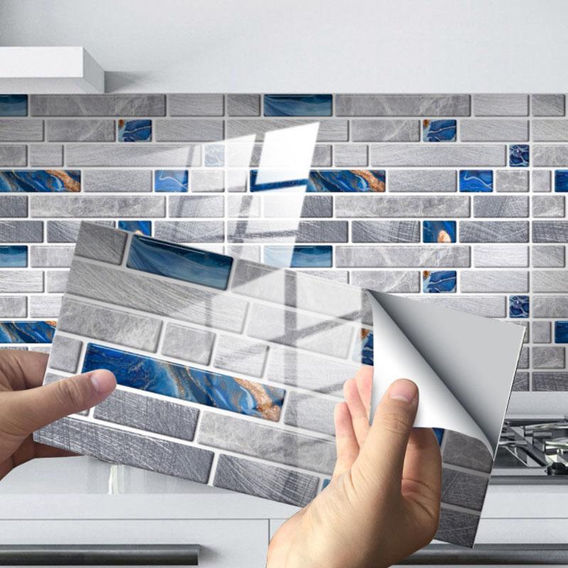 HomeDesign™ Wasserdichte selbstklebende 3D-Fliesen-Wandsticker