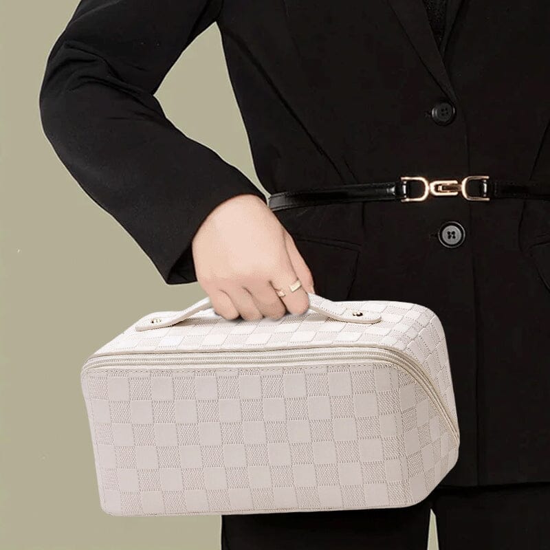 Cindy™ Wasserdichte Kosmetik Makeup Ledertasche
