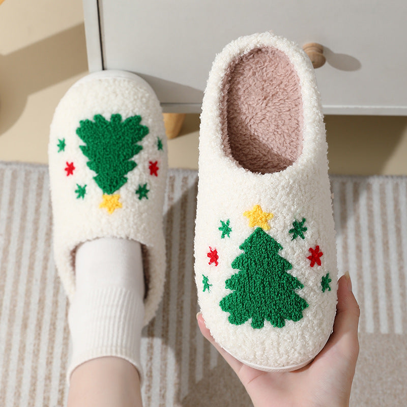CozySole™ Warme Fleece-Weihnachtspantoffeln