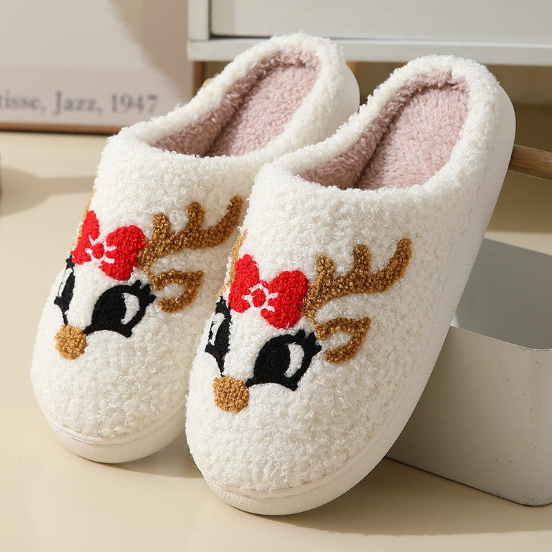 CozySole™ Warme Fleece-Weihnachtspantoffeln
