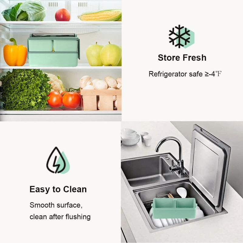 BentoBox™ Tragbare Doppelschichtbox