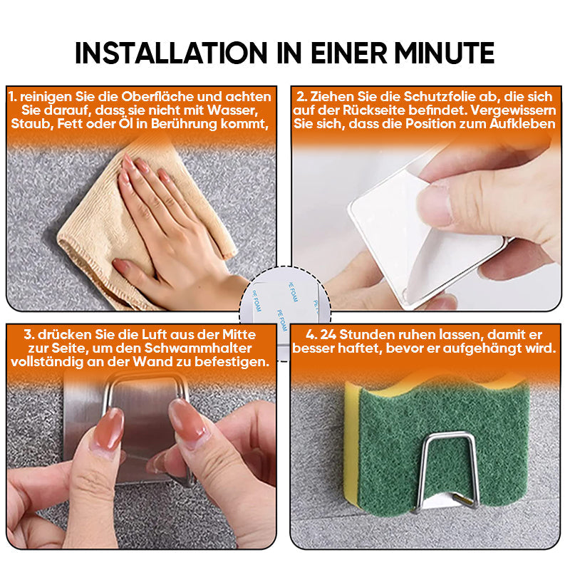 SmartSink™ Edelstahl-Schwammablauf