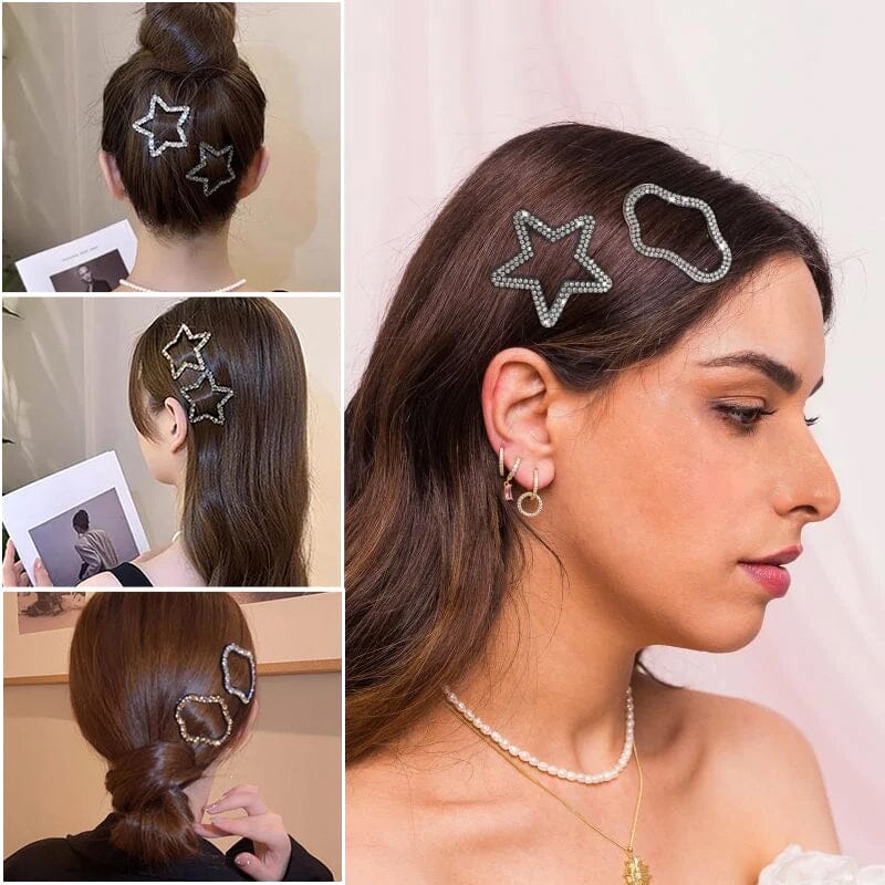 PrettyClip™ Strass-Haarspange (2+2 GRATIS!)