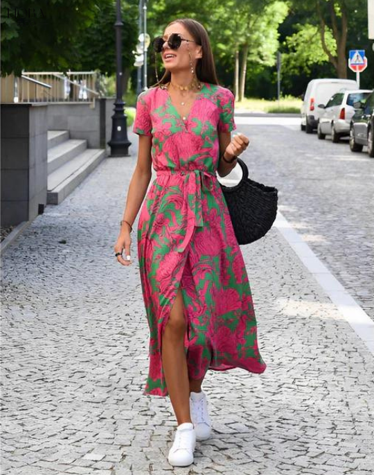 SereneBreeze™ Maxikleid