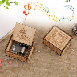 WoodenBox™ Aufzieh-Spieluhr