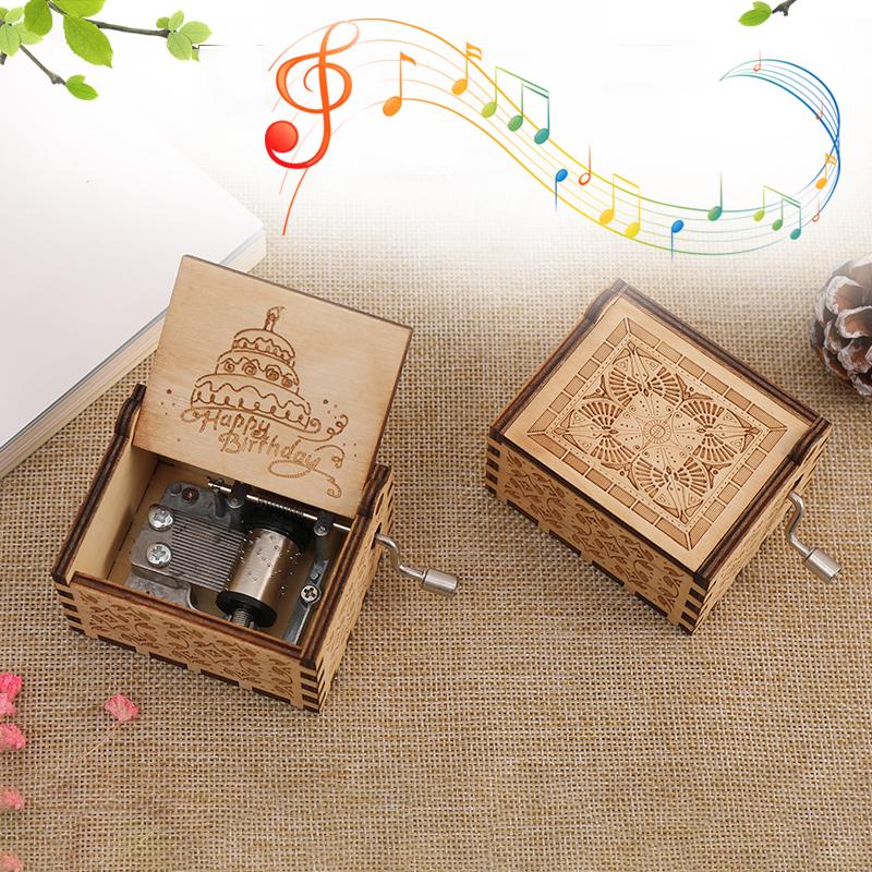 WoodenBox™ Aufzieh-Spieluhr