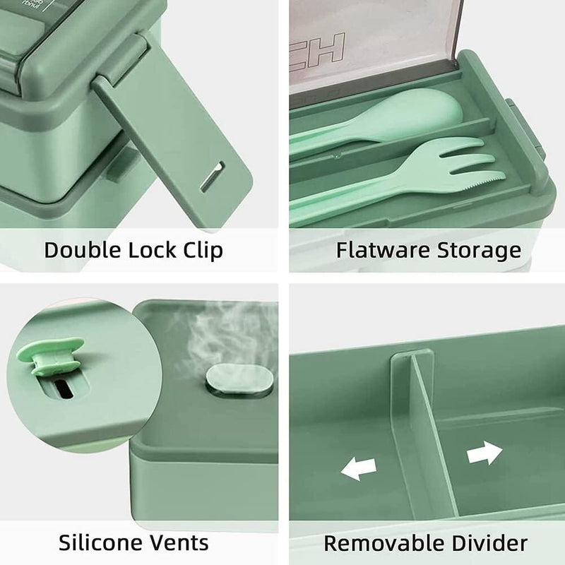 BentoBox™ Tragbare Doppelschichtbox