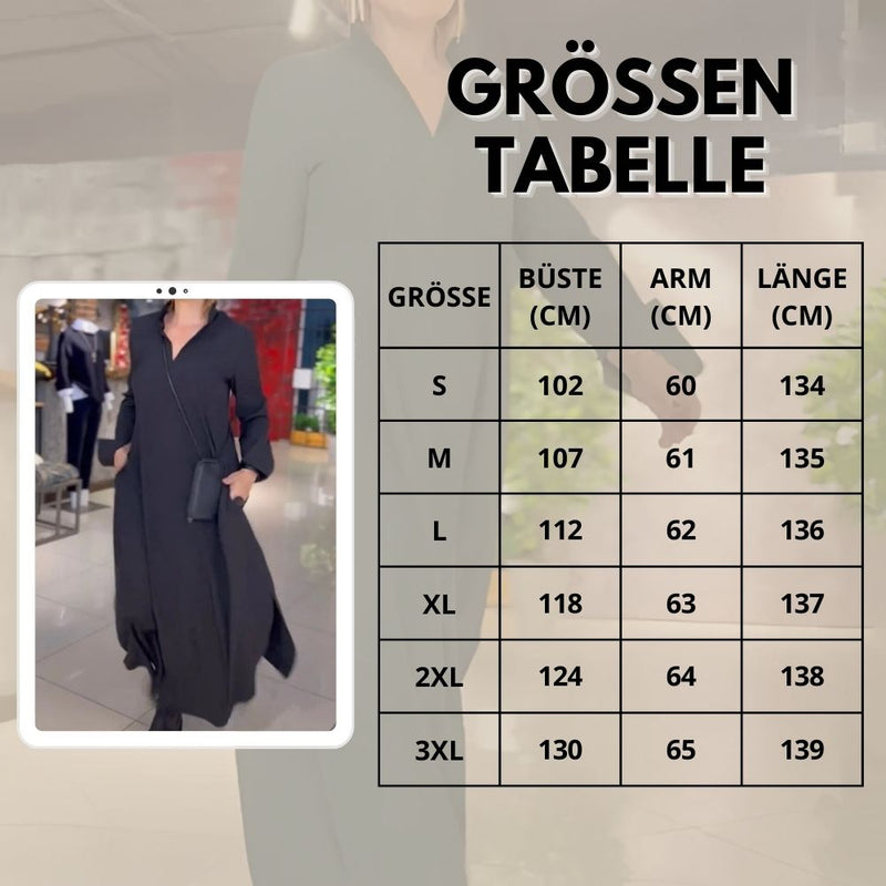 Katherine™ Damenkleid mit V-Ausschnitt und Revers