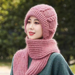 ChicScarf™ Winddichte Strickkapuze und Schal