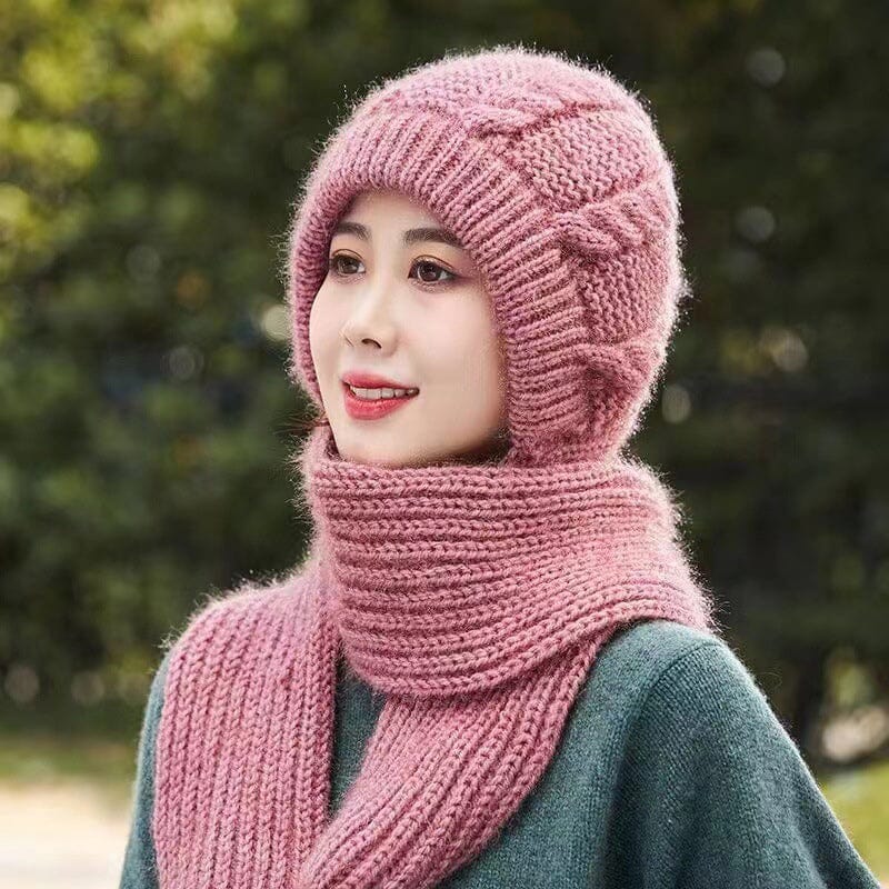 ChicScarf™ Winddichte Strickkapuze und Schal