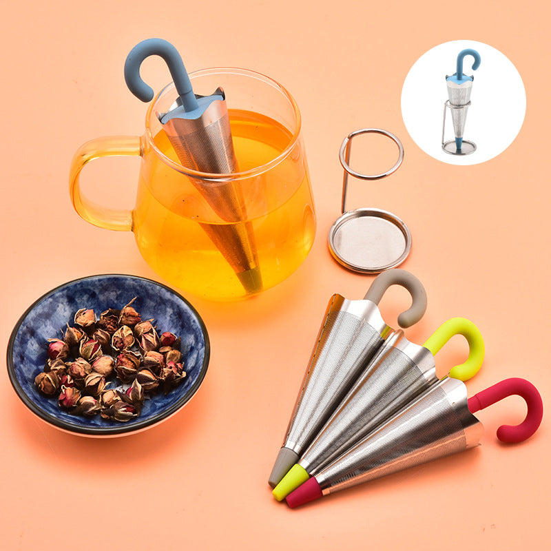 TeaTime™ Schirm-Tee-Ei aus Edelstahl (1+1 GRATIS!)