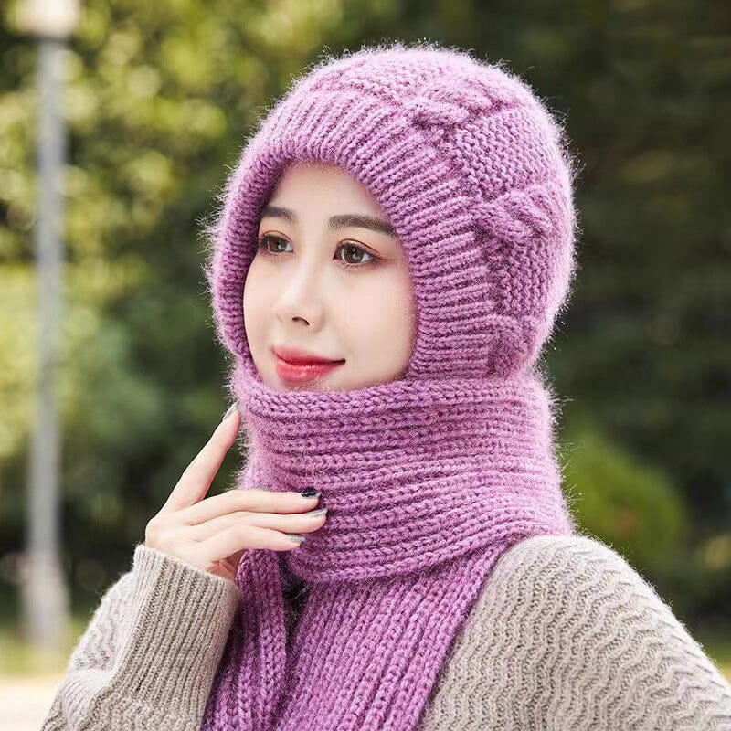 ChicScarf™ Winddichte Strickkapuze und Schal