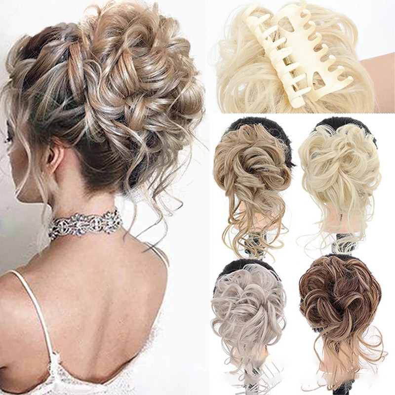 BunChic™ Lazy Bun Haarspangenperücke