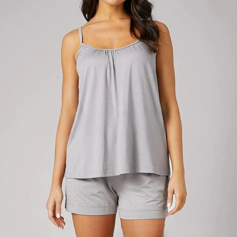 LadyLuxe™ Damen-Tanktop mit integriertem BH