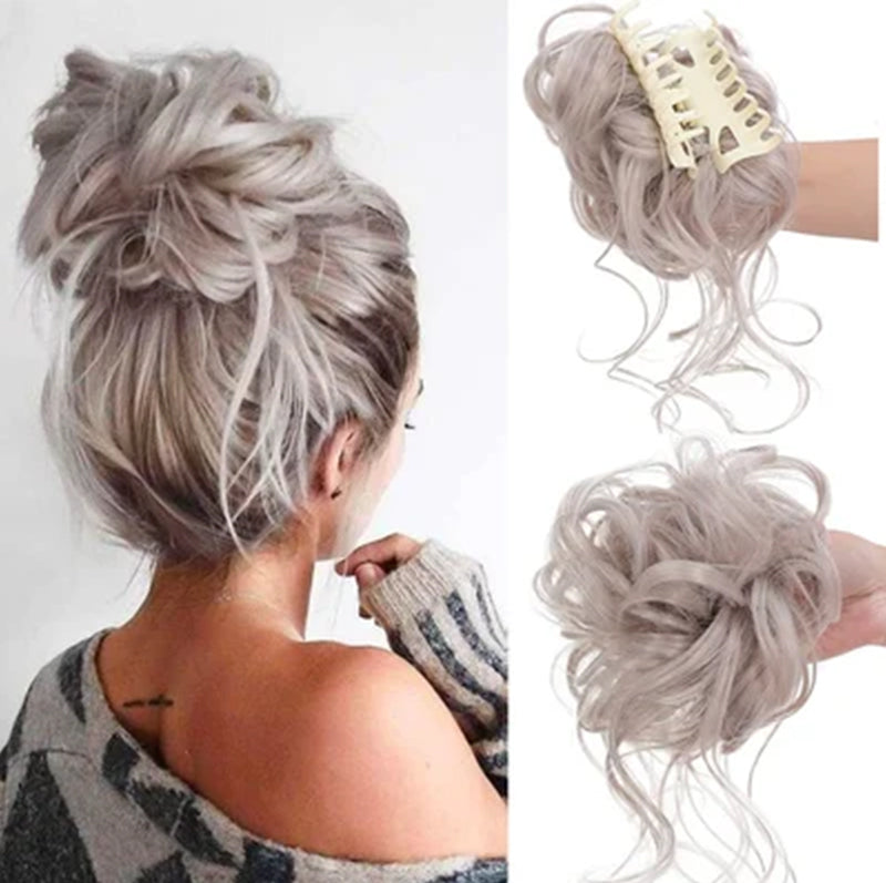 BunChic™ Lazy Bun Haarspangenperücke