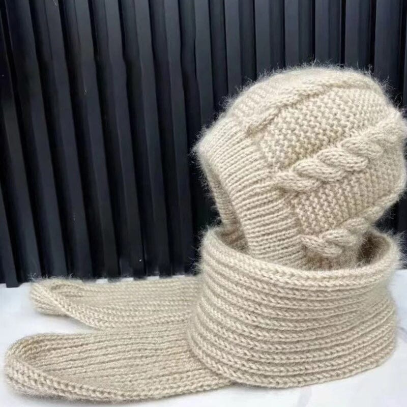 ChicScarf™ Winddichte Strickkapuze und Schal