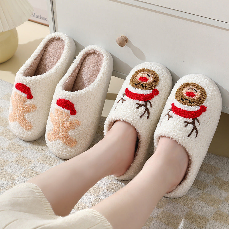 CozySole™ Warme Fleece-Weihnachtspantoffeln