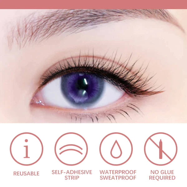 LashChic™ Wiederverwendbare Selbstklebende Wimpern (1+1 GRATIS!)