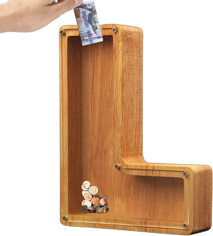 CoinDen™ Buchstabenförmiges Sparschwein für Kinder