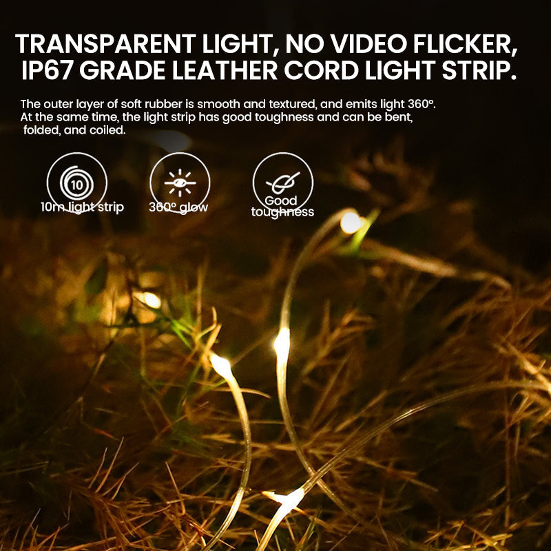 LumiOutdoors™ Tragbare Camping-Lichterkette