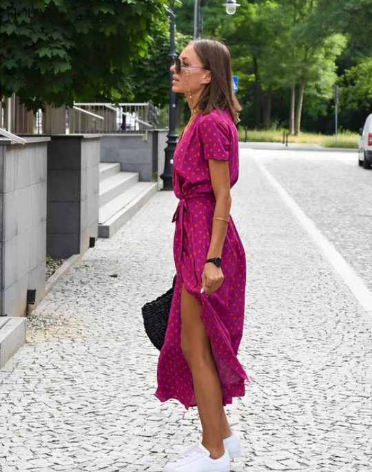 SereneBreeze™ Maxikleid
