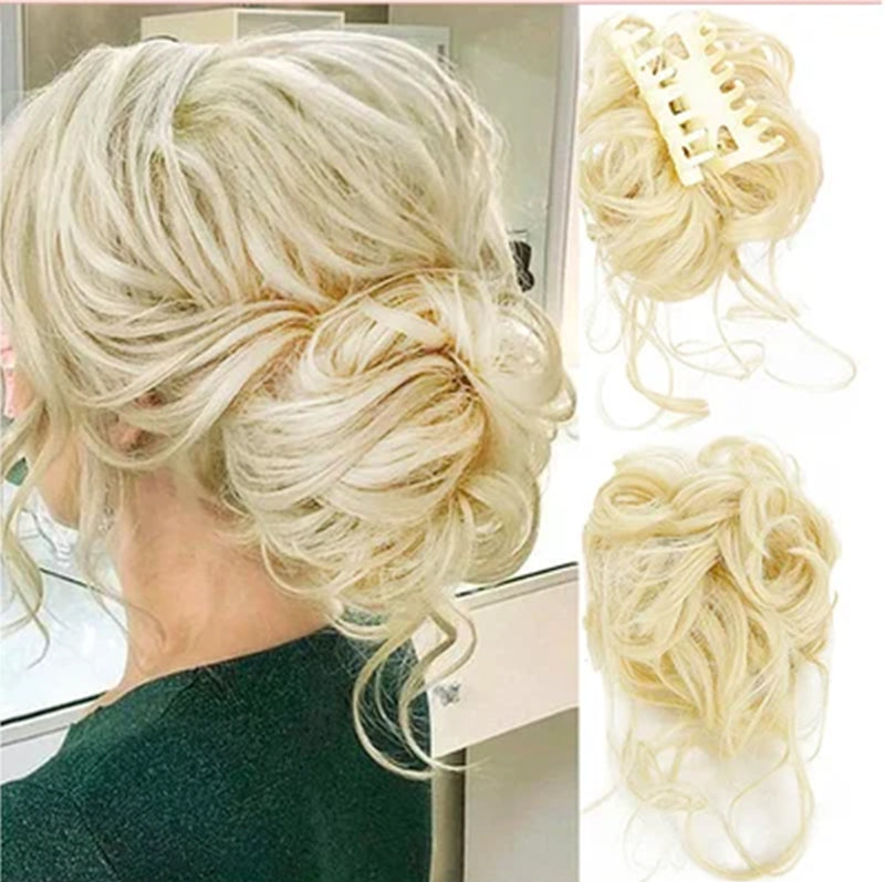 BunChic™ Lazy Bun Haarspangenperücke