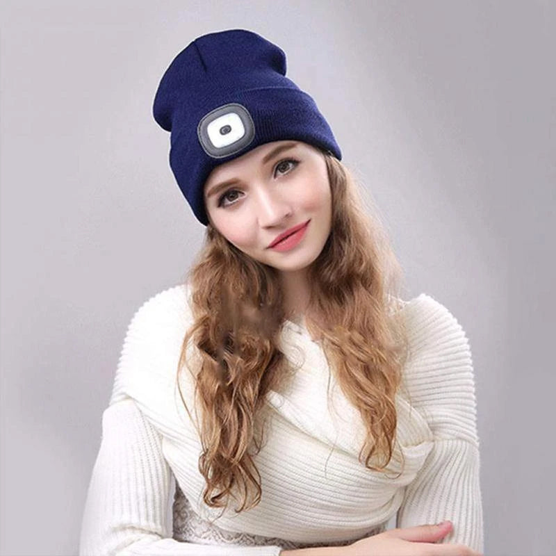 CoolFashion™ Strickmütze mit LED-Licht