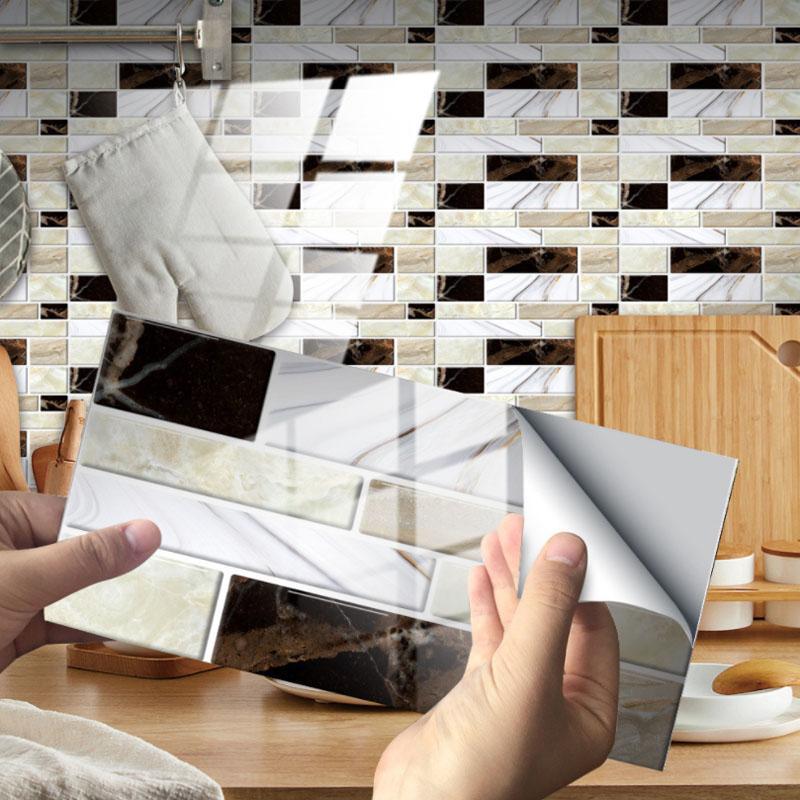 HomeDesign™ Wasserdichte selbstklebende 3D-Fliesen-Wandsticker