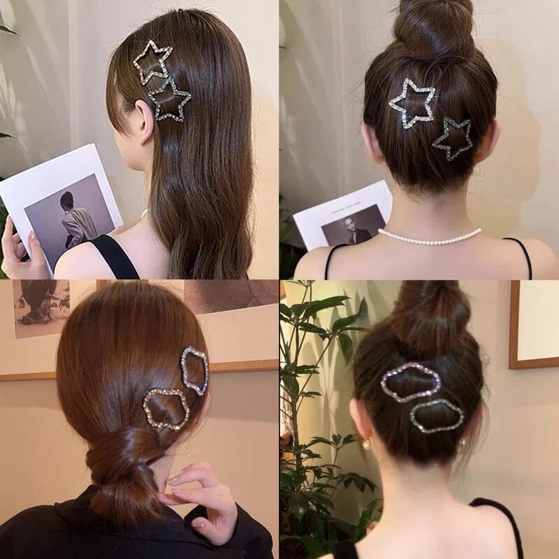 PrettyClip™ Strass-Haarspange (2+2 GRATIS!)