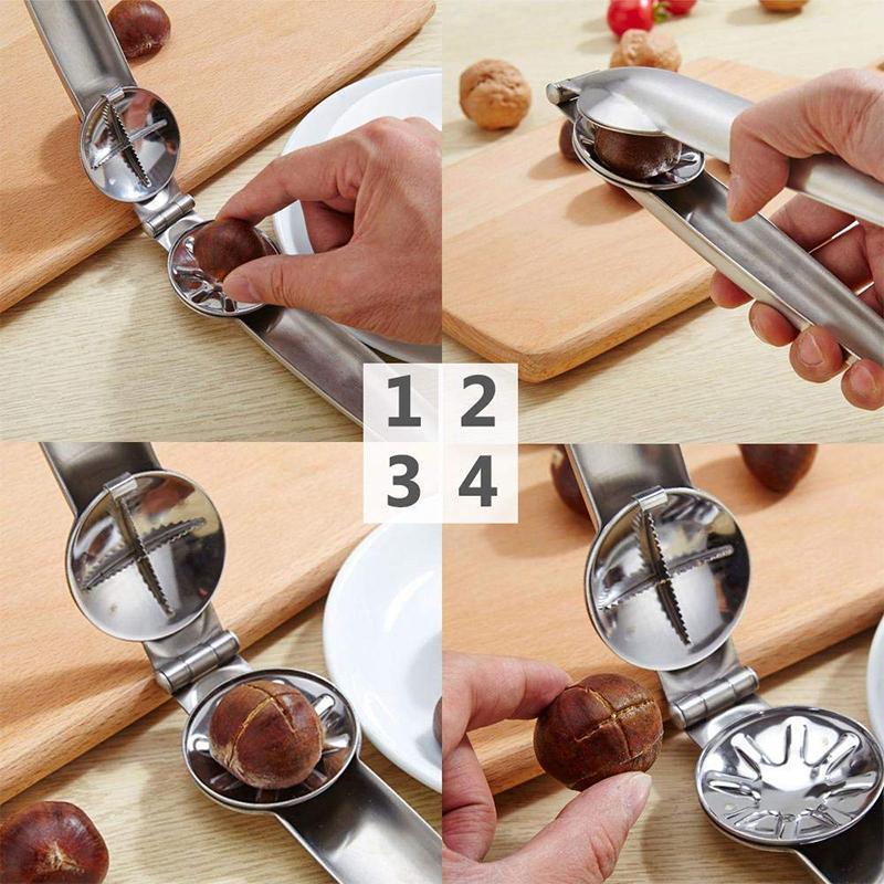 KitchenBasics™ Edelstahl-Öffner Kastanie