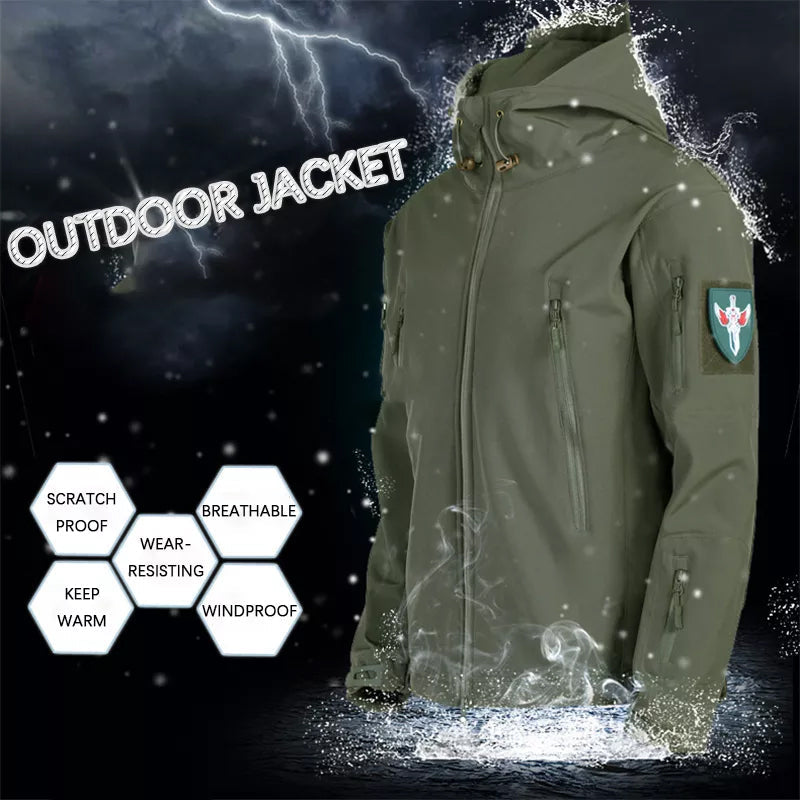 CampFashion™ Tactical  Winddichte Jacke