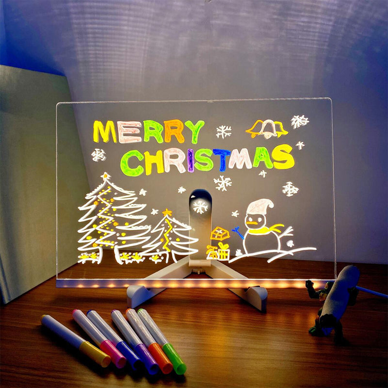 NoteBoard™ Acryl LED leuchtende Zeichentafel Spielzeug für Kind