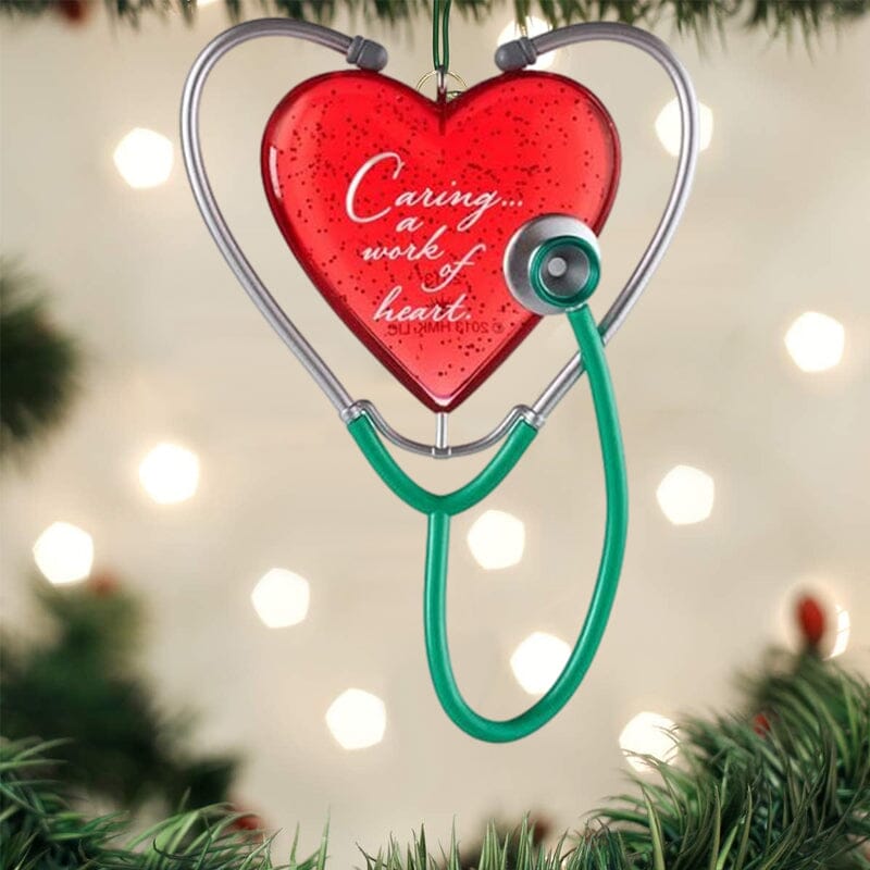 HeartyDecor™ Weihnachtsbaum Acryl Herz Stethoskop Dekor (1+1 GRATIS!)