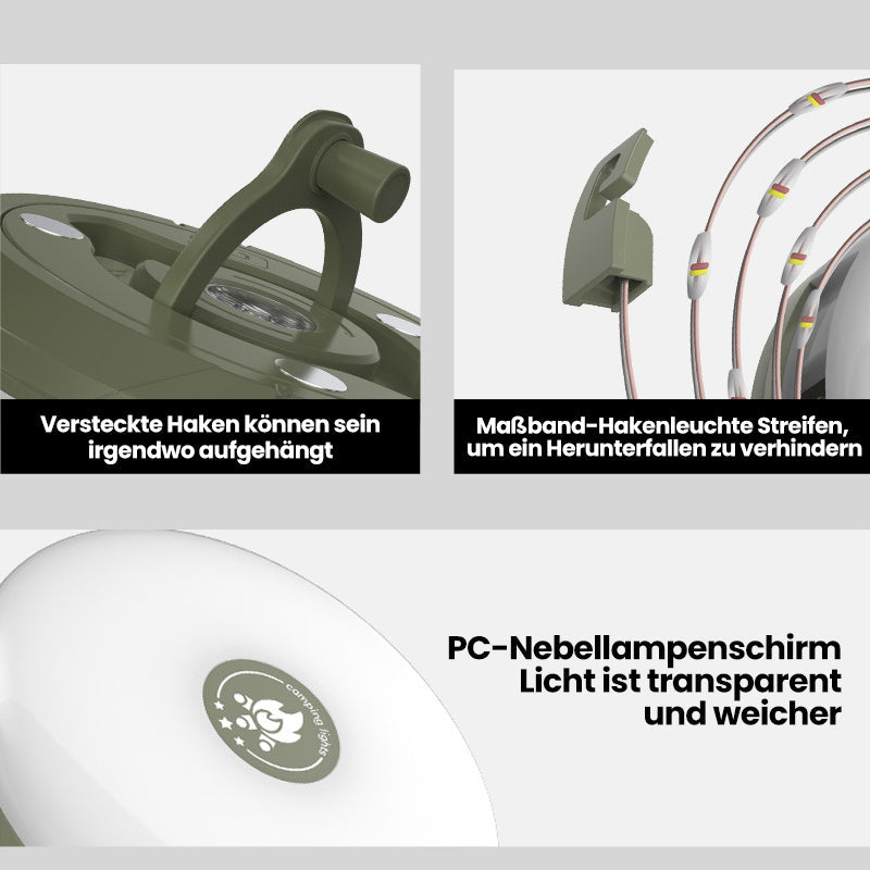 LumiLight™ Einfach aufrollbares, wasserdichtes LED-Licht