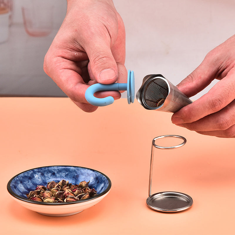 TeaTime™ Schirm-Tee-Ei aus Edelstahl (1+1 GRATIS!)