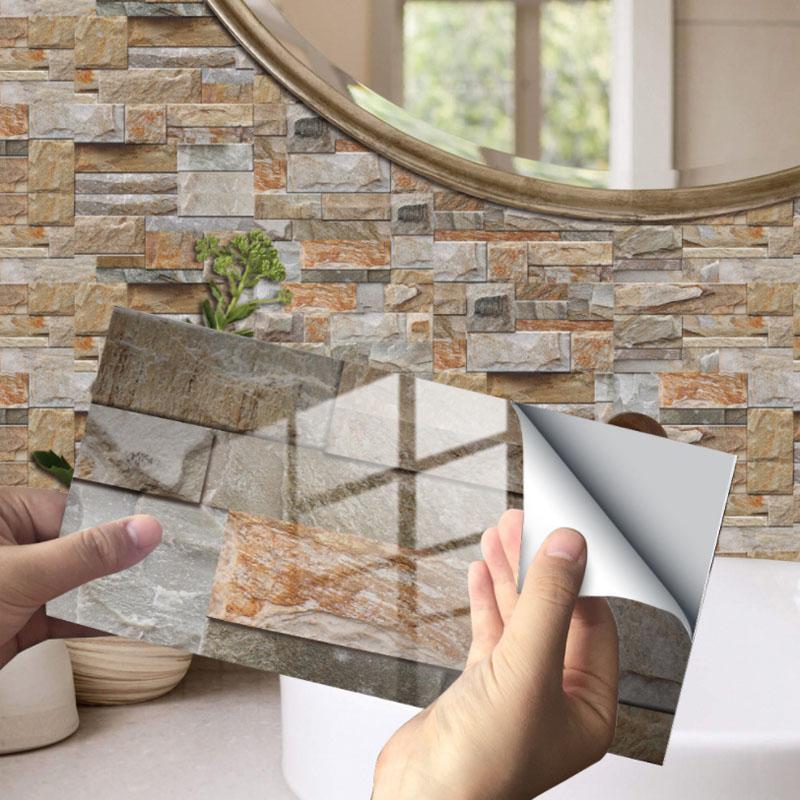 HomeDesign™ Wasserdichte selbstklebende 3D-Fliesen-Wandsticker