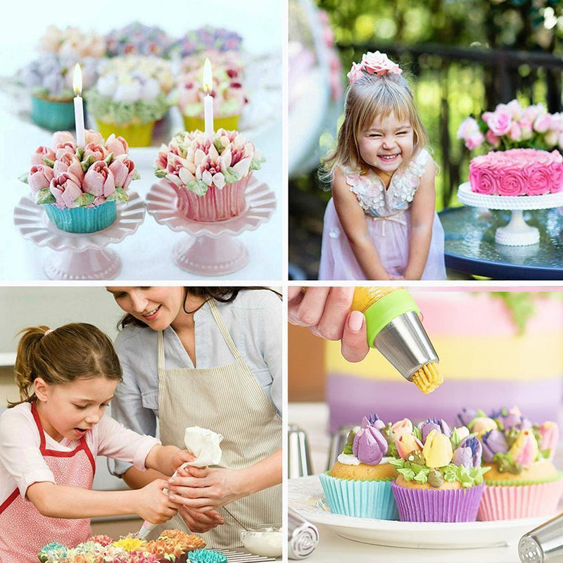 PastryCake™-Edelstahl-Piping-Düse (13 Design-Satz)