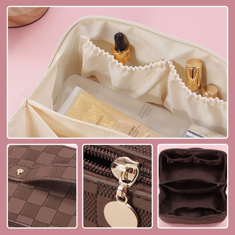Cindy™ Wasserdichte Kosmetik Makeup Ledertasche