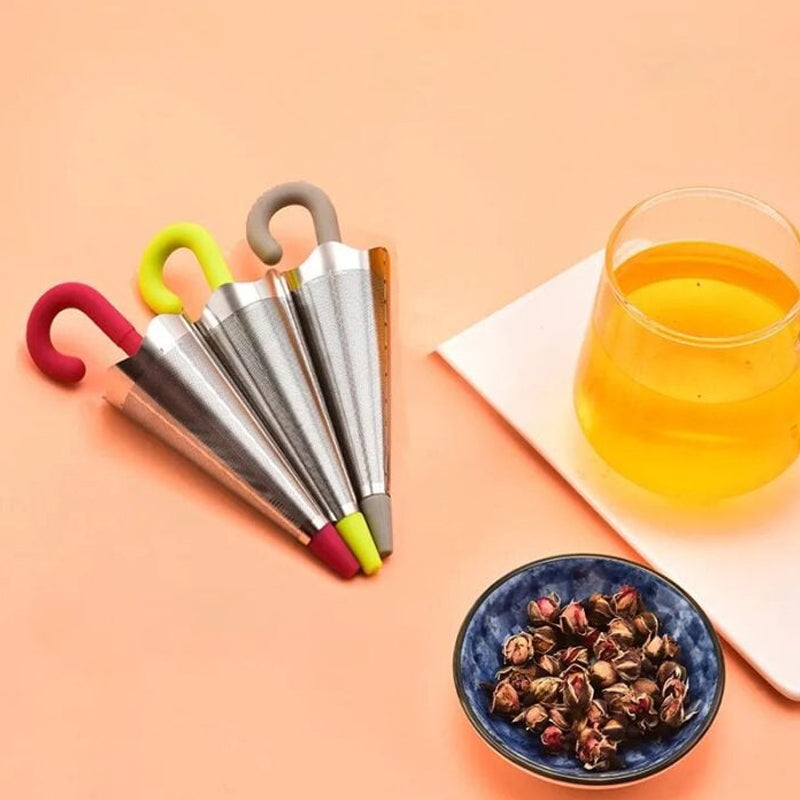 TeaTime™ Schirm-Tee-Ei aus Edelstahl (1+1 GRATIS!)