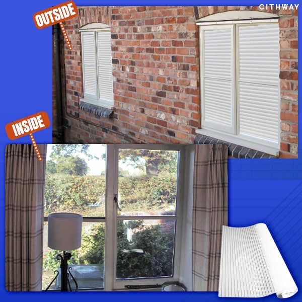 ShutterBlinds™ One Way Privacy Fensterabdeckung