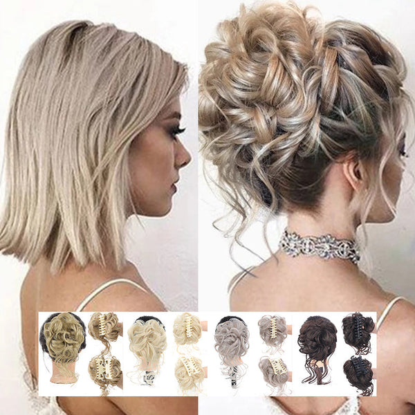 BunChic™ Lazy Bun Haarspangenperücke