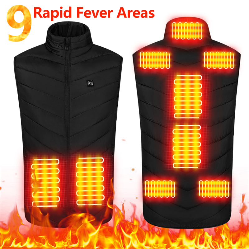 WinterBasics™ 9 Bereiche beheizte Thermoweste (Unisex)