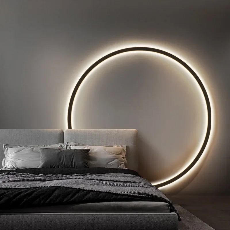 LumiRing™  - Minimalistische Kreis-Wandleuchte
