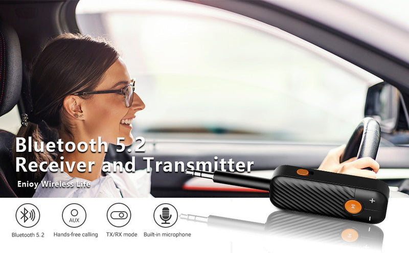 GizmoWorld™ Bluetooth 5.2 Audio-Empfänger-Sender